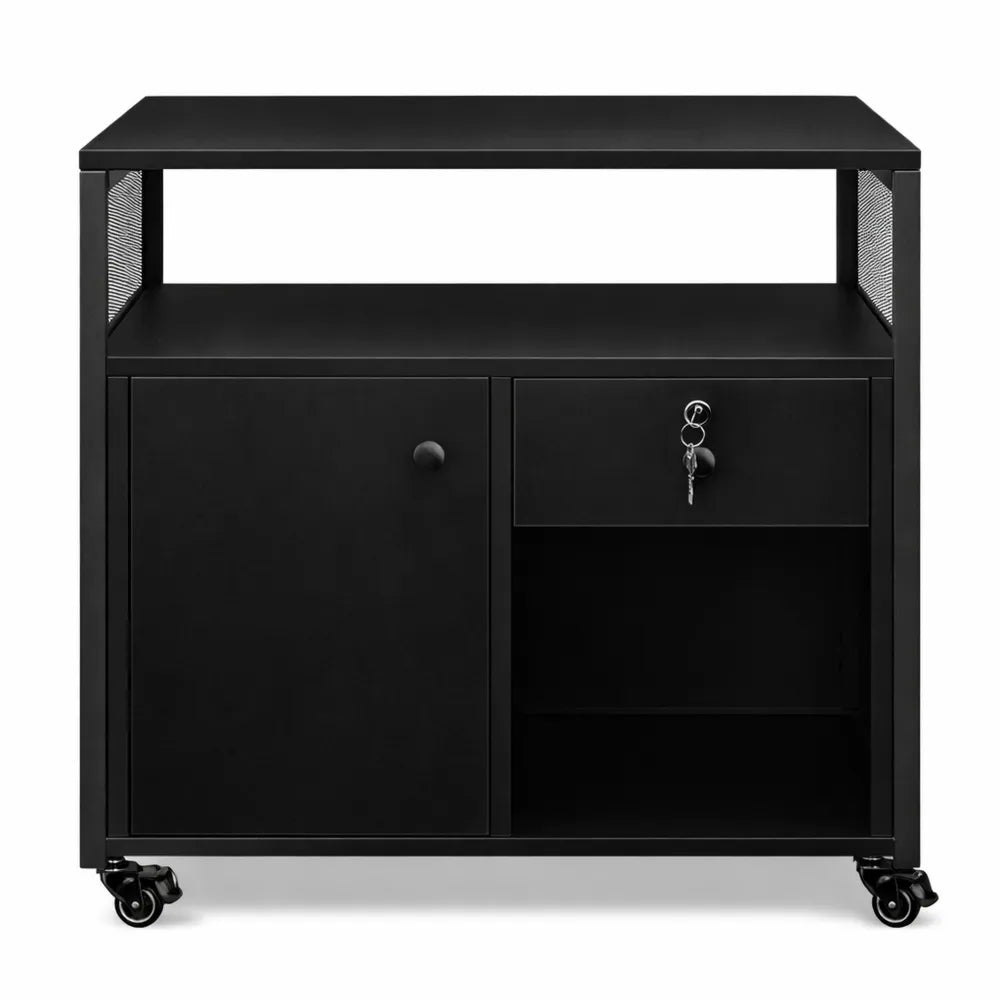 Caisson de Bureau Verrouillable avec Tiroir Sécurisé et Prise USB