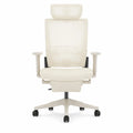 Chaise de Bureau Ergonomique avec Repose-Pieds, Support Lombaire et Accoudoirs Réglables