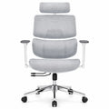 Fauteuil de Bureau Ergonomique avec Dossier Respirant et Accoudoirs Réglables