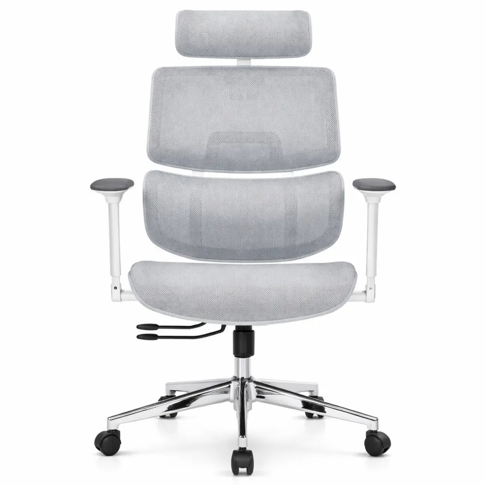 Fauteuil de Bureau Ergonomique avec Dossier Respirant et Accoudoirs Réglables