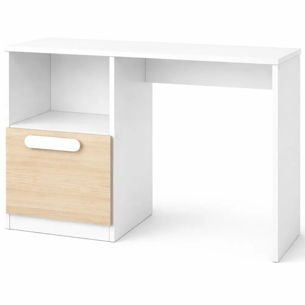 Bureau multifonction avec espace de rangement et finitions modernes