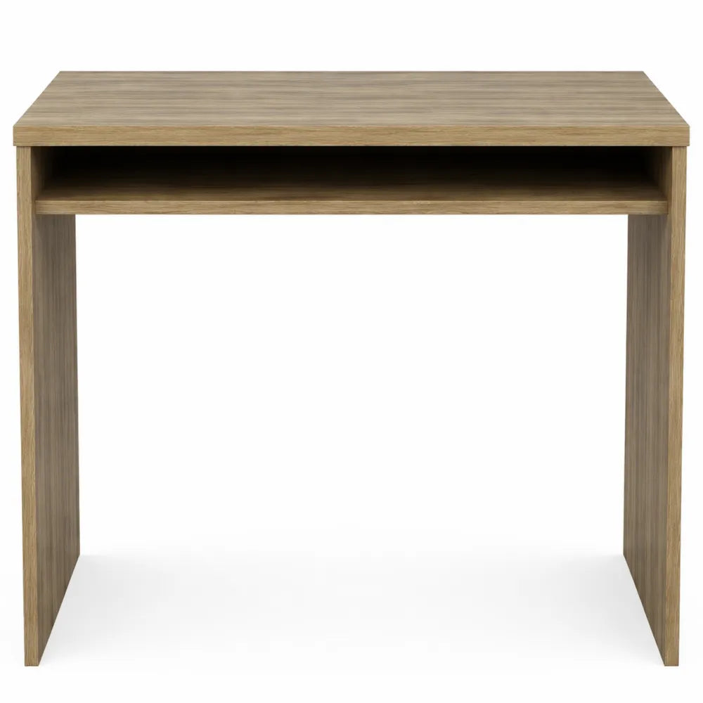 Table informatique moderne avec étagère spacieuse pour bureau ou salon